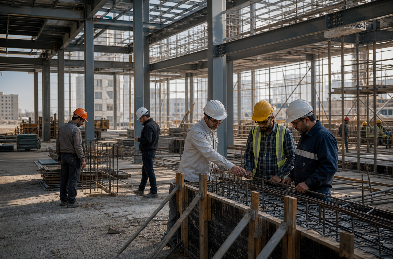 سازه فلزی و عملیات ساختمانی